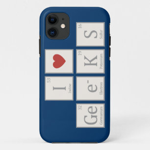 I Heart (Chemie) Geeks Case-Mate iPhone Case