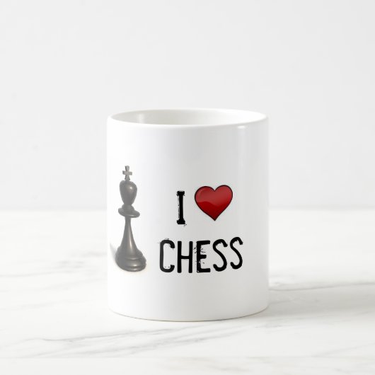 I Heart Chess Koffiemok (Center)