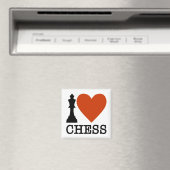 I Heart Chess Magneet (Insitu (Vaatwasser))
