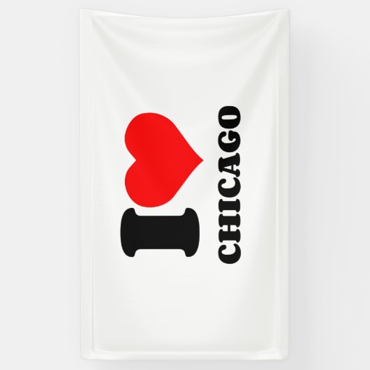 I HEART CHICAGO SPANDOEK (Verticaal)