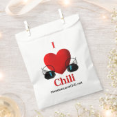 I Heart Chili Bedankzakje (Geknipt)