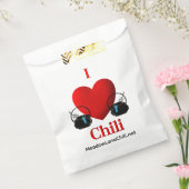 I Heart Chili Bedankzakje (Gezegeld)