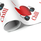 I Heart Chili Cadeaupapier (Rol Hoek)