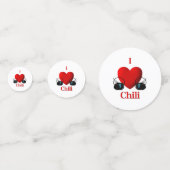 I Heart Chili Confetti (Achterkanten)