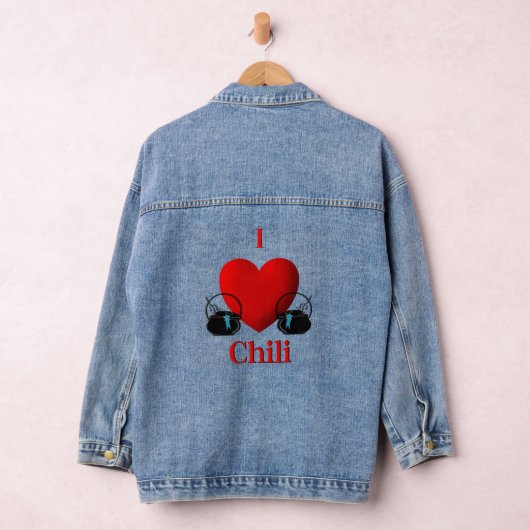 I Heart Chili Denim Jacket (Hangar)