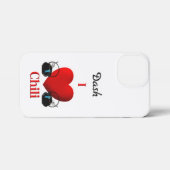 I Heart Chili Persoonlijk iPhone Hoesje (Achterkant horizontaal)