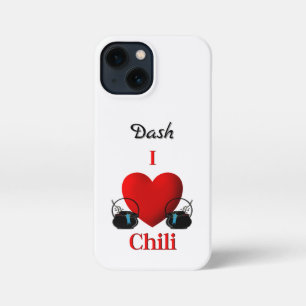 I Heart Chili Persoonlijk iPhone 13 Mini Hoesje
