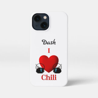 I Heart Chili Persoonlijk iPhone 13 Mini Hoesje