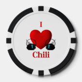 I Heart Chili Poker Chips (Voorkant)