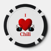 I Heart Chili Poker Chips (Achterkant)