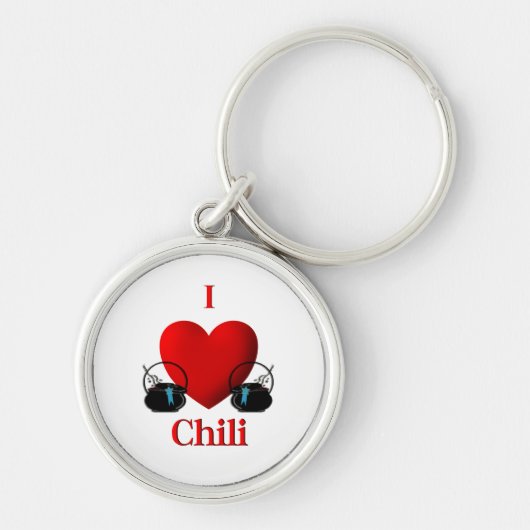 I Heart Chili Sleutelhanger (Voorkant)