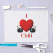 I Heart Chili Tissuepapier (Craft)