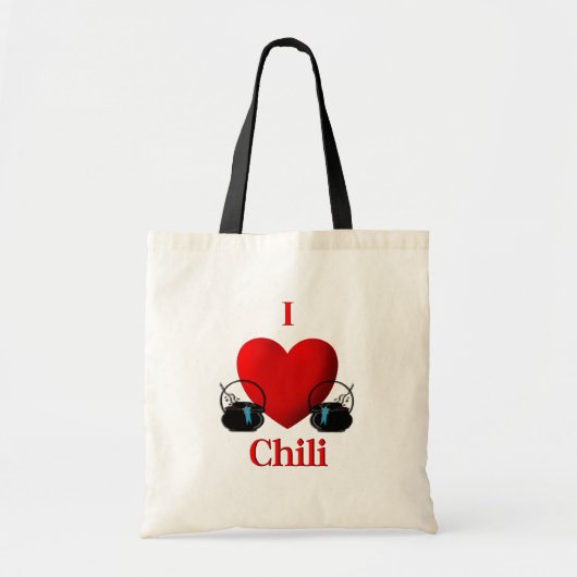 I Heart Chili Tote Bag (Voorkant)