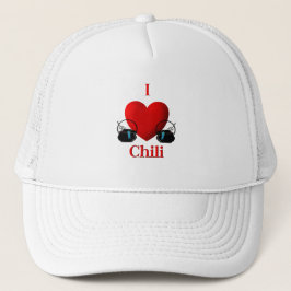 I Heart Chili Trucker Pet