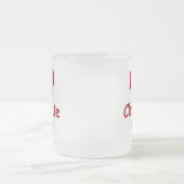 I Heart Chocolate Milk Frosted Mok (Center)