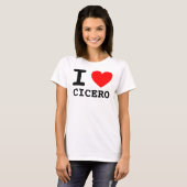 I Heart CICERO T-shirt (Voorkant volledig)