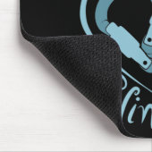 I Heart clibing (Carabiner) Fun Rock klimmen Muismat (Hoek)