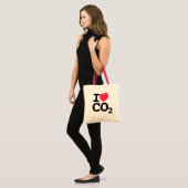I Heart CO2 - Ik hou van kooldioxide Tote Bag (Voorkant (model))