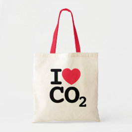 I Heart CO2 - Ik hou van kooldioxide Tote Bag