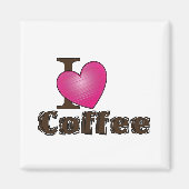 "I Heart Coffee" Magnet (Voorkant)