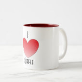 I Heart Coffee Mok (Voorkant rechts)