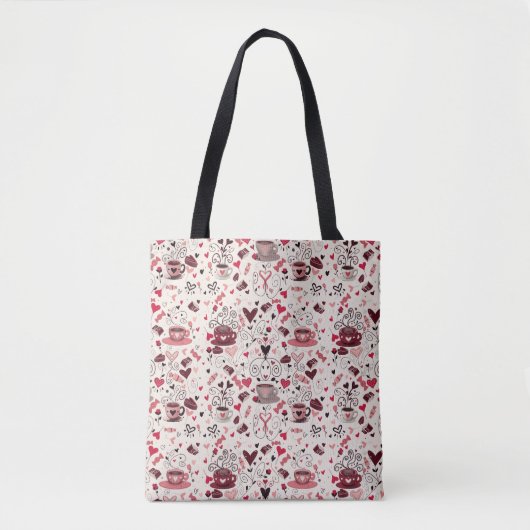 I Heart Coffee Tote Bag (Voorkant)
