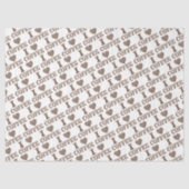 I Heart Coffee-weefselpapier Tissuepapier (Voorkant)