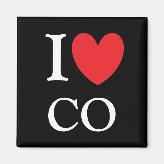 I Heart Colorado Magnet (Voorkant)