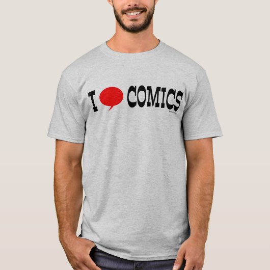 I Heart Comics T-shirt (Voorkant)