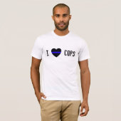 I "HEART"-COPS T-SHIRT (Voorkant volledig)