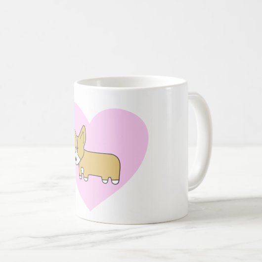 I Heart Corgis Mok (Voorkant rechts)