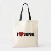 I "Heart" Coupons Canvas tas (Voorkant)