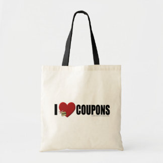 I "Heart" Coupons Canvas tas