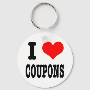 I HEART-coupons (LOVE) Sleutelhanger