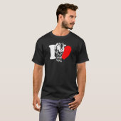 I Heart Cows - Funny Farmer, Cattle Rancher, Cow L T-shirt (Voorkant volledig)