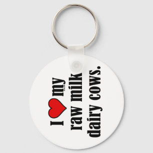 I Heart Cows Sleutelhanger