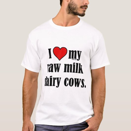 I Heart Cows T-shirt (Voorkant)