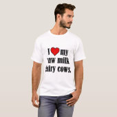 I Heart Cows T-shirt (Voorkant volledig)