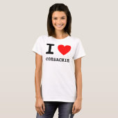 I Heart COXSACKIE T-shirt (Voorkant volledig)