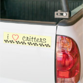 I Heart Critters Bumpersticker (Op Truck)