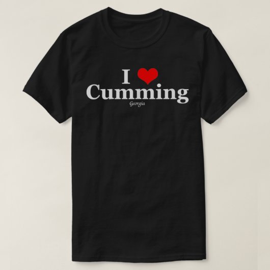 I Heart Cumming, Georgia Tanktop (Design voorkant)