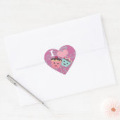 I Heart Cupcakes - I Love Cupcakes Hart Sticker (Envelop)