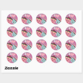 I Heart Cupcakes - I Love Cupcakes Ronde Sticker (Vel)