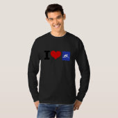 I Heart Curling T-shirt (Voorkant volledig)
