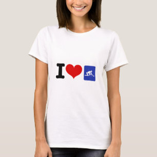 I Heart Curling T-shirt
