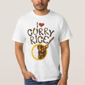 I Heart Curry Rice Graphic T-Shirt (Voorkant)