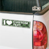 I Heart Custom Retro Bumpersticker (Op Truck)