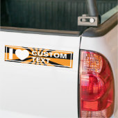 I Heart Custom Vintage Bumpersticker (Op Truck)
