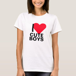 I Heart Cute Boys T-shirt