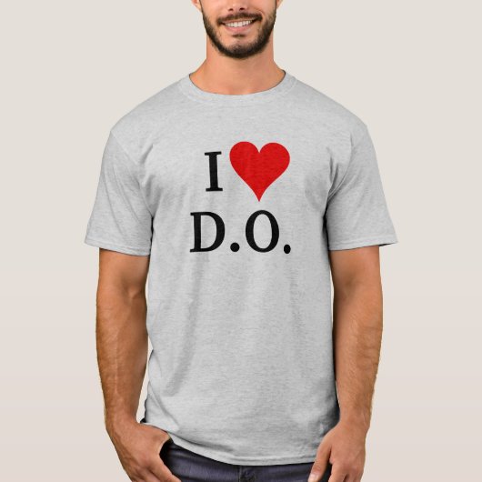 I (Heart) D.O. T-shirt (Voorkant)